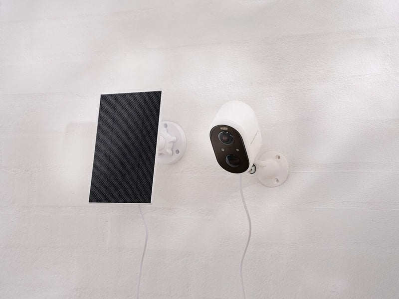 NEXSMART™ AIR4 BATTERIDREVET OVERVÅGNINGSKAMERA + SOLCELLEPANEL PAKKELØSNING