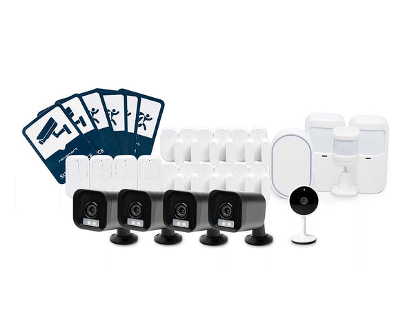 NEXSMART™ STOR SMART ALARM PAKKE MED KAMERA(100-200M2)