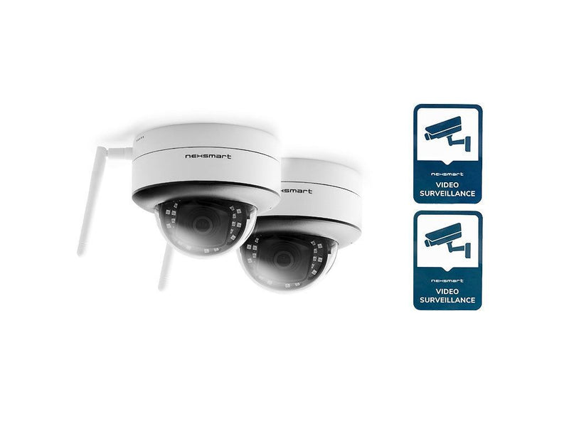 NEXSMART™ LOOK 2K HD WIFI OVERVÅGNINGSKAMERA - 2 PAK+KLISTERMÆRKE