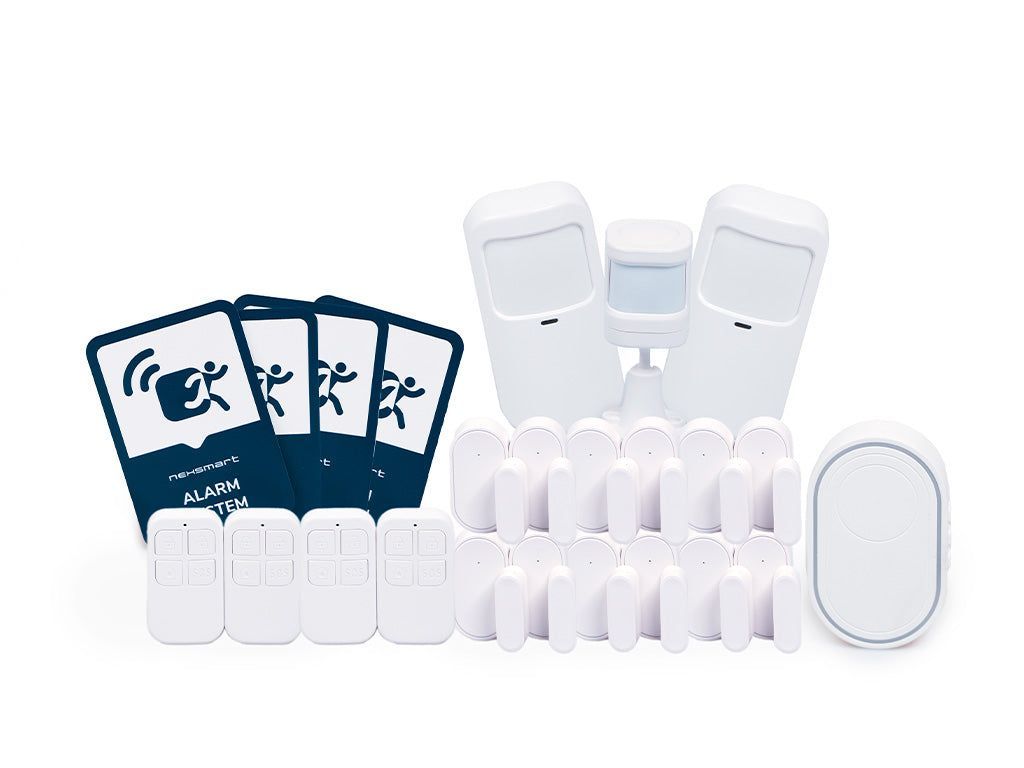 Nexsmart™ stor smart alarm pakke (100-200m2)