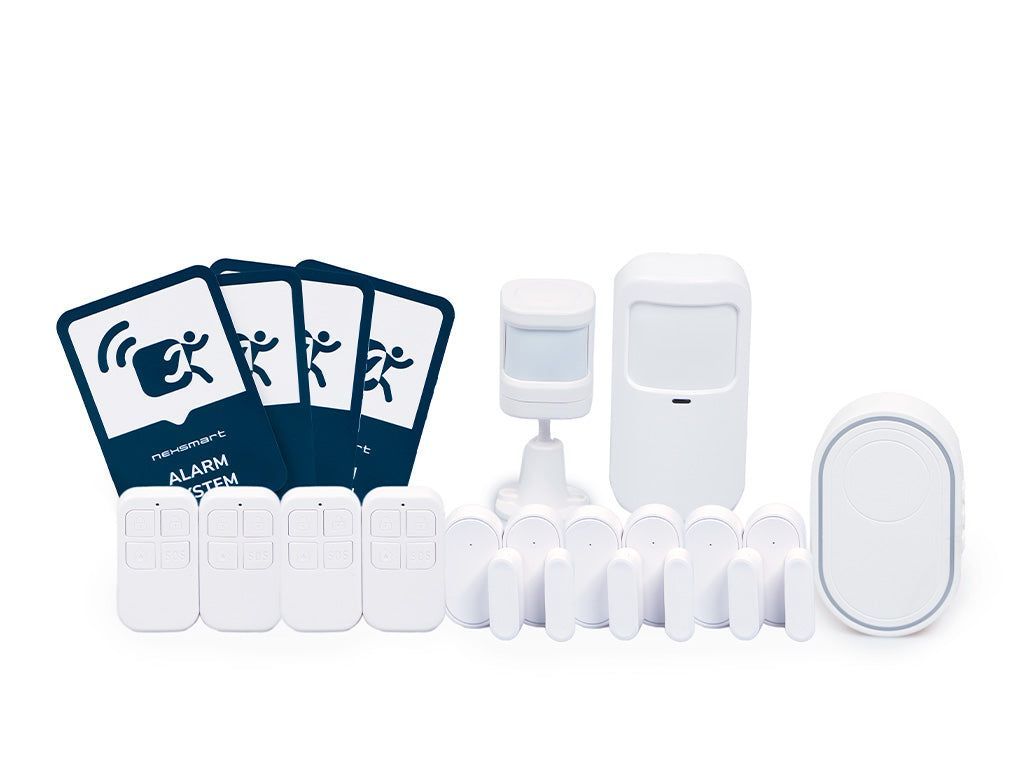 Nexsmart™ medium smart alarm pakke (50-100m2)