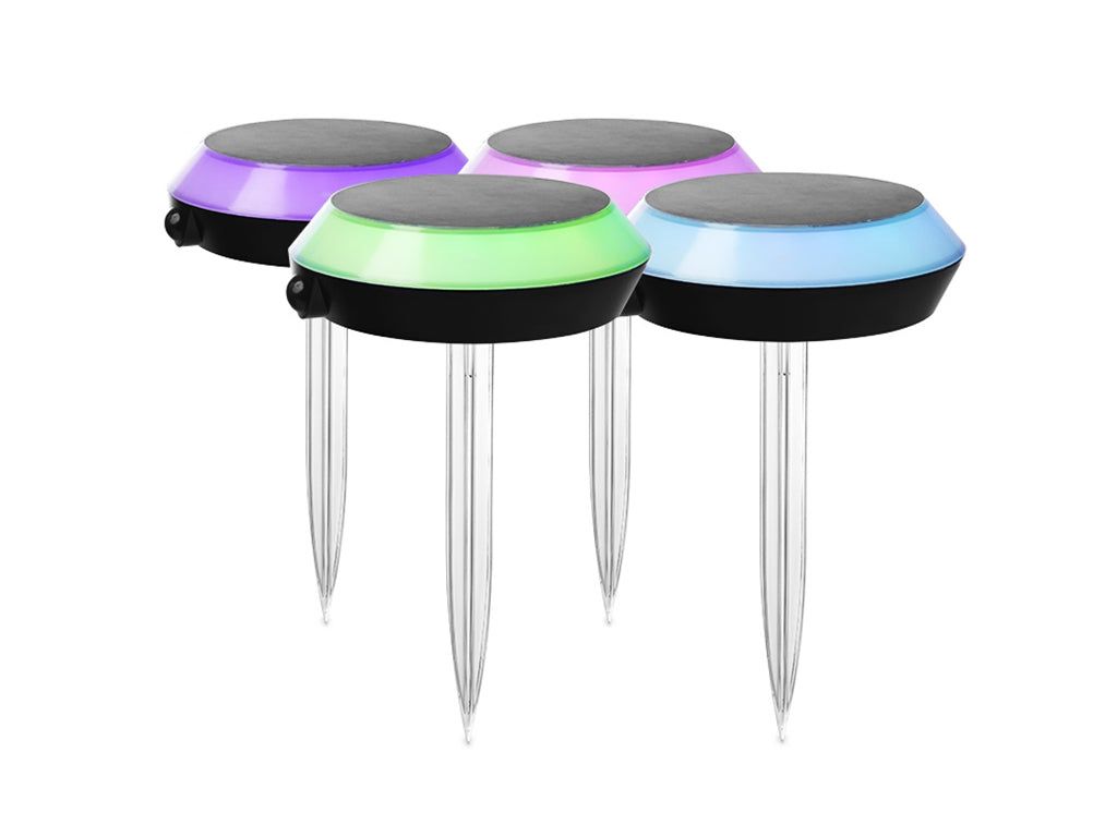 Nexsmartâ?¢ smart udendørs solcelle lampe - 4-pak